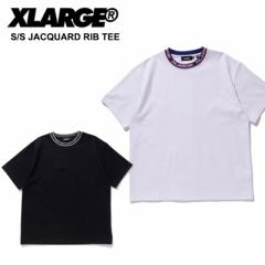 エクストララージ(X-LARGE) S/S JACQUARD RIB TEE 半袖 Tシャツ/トップス カットソー[AA-3]
