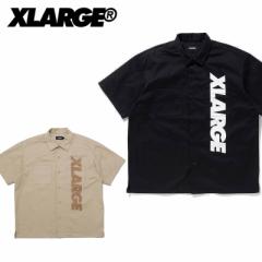 GNXg[W(X-LARGE) S/S STANDARD LOGO WORK SHIRT [NVc/Vc/JWA gbvX[AA]