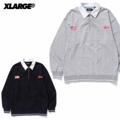 GNXg[W(X-LARGE) EMBROIDERED RUGBY SHIRT K[Vc  Jbg\[ JWA gbvX[AA]