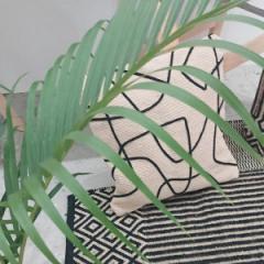 y[zbeej r[W beej_Woven line Cushion cover E[uCNbVJo[y2024zySSzy2024tāzy2024SSzyׁz