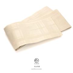 平和屋着物○男性 角帯 宝来織 斜線文 冊子付き 正絹 逸品 CABG8947hy