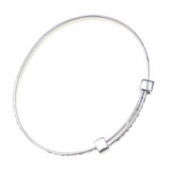 yZ[ 35OFFIzBALENCIAGA oVAK YuXbg 644508 J8400 / LOGO HOOP BRACELET Vo[