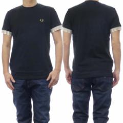 y20OFFIzFRED PERRY tbhy[ YN[lbNTVc M7707 / STRIPED CUFF T-SHIRT ubN /2024tĐV