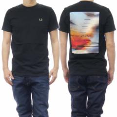 y20OFFIzFRED PERRY tbhy[ YN[lbNTVc M7718 / ABSTRACT GRAPHIC T-SHIRT ubN /2024tĐV