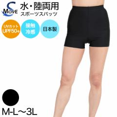 スパッツ 1分丈 冷感 スポーツ インナー M-L～3L (オーバーパンツ レギンス レディース ランニングウェア 下履き アンダーパンツ ショー