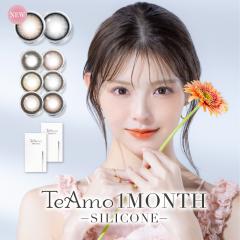 �V���R�[���n�C�h���Q�� �J���R�� 1���� �}���X���[ �u���E�� �x�[�W�� �O���[ �u���b�N TeAmo 1month SILICONE �V���R�� �J���[�R���^�N
