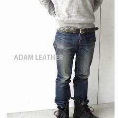 Adam Leather (アダムレザー)Flannle Belt・AdamLeatherBelt【レディース】    レディース 女性 誕生日プレゼント ギフト 正規品 新品 