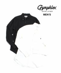 ジムフレックス 長袖シャツ ボタンダウンシャツ リネンシャツ メンズ Gymphlex J-0643KLS 国内正規品  送料無料