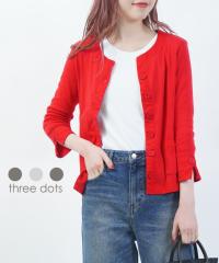 �X���[�h�b�c mademoiselle cardigan three dots AA762-S �������K�i 2012�t�ĐV�� ��������