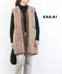 J[L xXg ECO FUR LINNER VEST kha:ki MIL-22FJK3182 Ki 2022H~V 