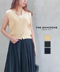 �U �V���]�[�� FULL CARDIGAN KNIT VEST THE SHINZONE 24AMSNI02 �������K�i 220409 ��������