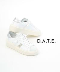 �f�C�g HILL LOW PLATFORM CALF WHITE-SILVER D.A.T.E. 51WHPCAWS �������K�i 220503 ��������