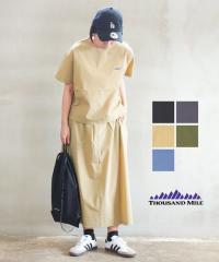 �T�E�U���h�}�C�� SHORT SLEEVE T-SHIRT & SKIRT SET THOUSAND MILE TM251NP00032 �������K�i 220503 �������� ���� UV�J�b�g �h���C�^�b