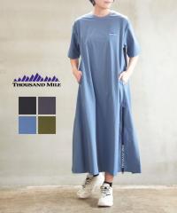 �T�E�U���h�}�C�� SHORT SLEEVE OP THOUSAND MILE TM251NP00052 �������K�i 220503 �������� ���� UV�J�b�g �h���C�^�b�` UV�΍� �A�E�g