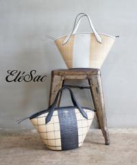 �G���T�b�N CHECK SHAPE TOTE EleSac E25S07B53 �������K�i 220503 ��������