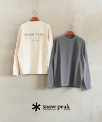 �X�m�[�s�[�N Garment Dyed L/S T-Shirt Snow Peak TS-25AU012 �������K�i220509