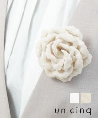 �A���T���N Linen Corsage Rose un cinq U26-20 �������K�i 2026�t�ĐV�� �R�T�[�W�� �u���[�` �t�H�[�}�� �I�P�[�W���� �n���̓� �p�[�e