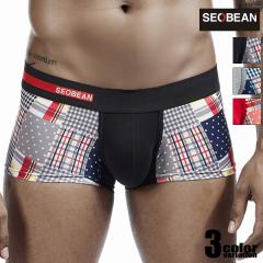 SEOBEAN/�Z�r�� CHECKERED & DOT BOXER BRIEF �{�N�T�[�p���c�@�j�������@�����Y�@�p���c �p�b�`���[�N