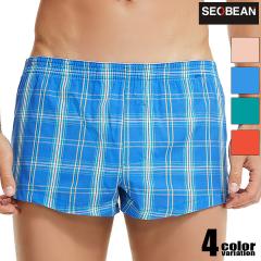 SEOBEAN/Zr X^_[hgNX@CHECKERED FIT TRUNKS 230508 `FbN@Rbg100% j@Y@pc@@