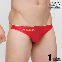 AQUX/�A�b�N�X Simple Sheer "Sheer Red" �X�C���E�F�A �r�L�j�^ �����Y���� ���p�� �C�p�� �j������ �r�[�`�E�F�A aqux