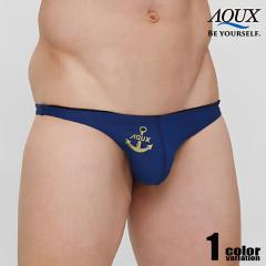 AQUX/�A�b�N�X High Cut Speedos "Navy" �X�C���E�F�A �r�L�j�^ �����Y���� ���p�� �C�p�� �j������ �r�[�`�E�F�A aqux
