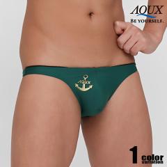 AQUX/�A�b�N�X High Cut Speedos "Dark Green" �X�C���E�F�A �r�L�j�^ �����Y���� ���p�� �C�p�� �j������ �r�[�`�E�F�A aqux