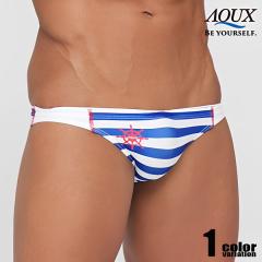 AQUX/�A�b�N�X Super Low Rise Bikinis "Navy" �X�C���E�F�A �r�L�j�^ �����Y���� ���p�� �C�p�� �j������ �r�[�`�E�F�A aqux