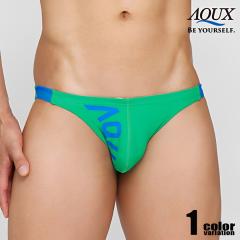 AQUX/�A�b�N�X Narrow Side Speedos "Green" �X�C���E�F�A �r�L�j�^ �����Y���� ���p�� �C�p�� �j������ �r�[�`�E�F�A aqux