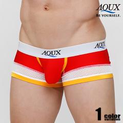 �{�N�T�[�p���c �����Y AQUX/�A�b�N�X Three Color Boxer "Red" �{�N�T�[�p���c �j������ �����Y �p���c �Z�N�V�[ aqux