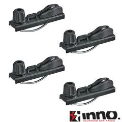 【直接引取のみ】Inno ルーフボックスBR55BK　BRP10クイッククランプ付き INNO/イノー クイッククランプセット 4個セット ルーフボックス