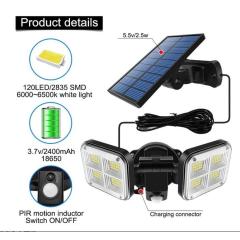 �\�[���[�Z���T�[���C�g LED �����^ 5���R�[�h�t�� 120LED �l���Z���T�[ 3�̓_�����[�h ���[�V�����Z���T�[ ���O ��Ԏ����_�� ���t