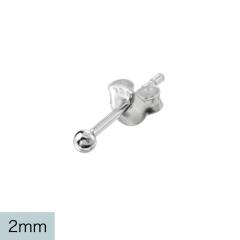 �ۋʃs�A�X �Z�J���h�s�A�X �����Y ���f�B�[�X �V���o�[925 �V���v�� �{�[�� 2mm�� �~�j �v�` ������ �Ў��p bae-0166-2