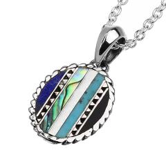 �C�����C �}���`�X�g�[�� �R�R�y�� �y���_���g (�g�b�v�̂�) �l�C�e�B�u �l�b�N���X �����Y �^�[�R�C�Y ���s�X���Y�� �V���o�[925 �A�N�Z