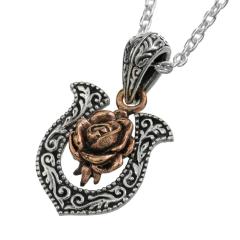 �z�[�X�V���[ �n�� �K�N �l�b�N���X �y���_���g�g�b�v �����Y ���f�B�[�X �V���o�[925 �o�� ���[�Y �͗l bap-14-144-top