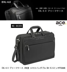 �y�V���i�z�y���������z�G�[�X�W�[��(ace. GENE LABEL) EVL-4.0 �u���[�t�P�[�X 2�C�� �G�L�X�p���_�u�� B4 15.6�C���`PC���[ �r�W�l�X�o