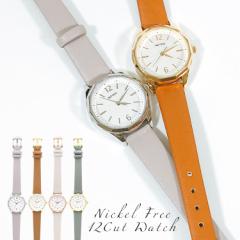 [メール便送料無料]腕時計 レディース ブランド かわいい 革ベルト アナログ ブランド レディース時計 おしゃれ 腕 時計 角型 華奢 ニッ