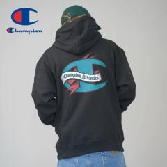 Champion `sI p[J[ Y N XEFbg vI[o[ I[o[TCY POWERBLEND GRAPHIC HOODIE GF89H 586NKA USA