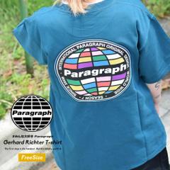 【メール便送料無料】Paragraph パラグラフ Tシャツ メンズ レディース ロゴ バックプリント ブランド Gerhard Richter T-shirt No.07 デ
