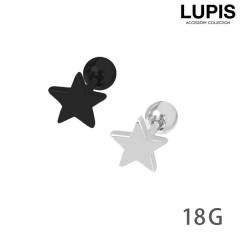 �{�f�B�s�A�X �X�g���[�g�o�[�x�� 18G �T�[�W�J�� �X�e�����X 316L �����A�����M�[�Ή� �X�^�[ �V���v�� ��s�A�X LUPIS ���s�X