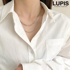 �l�b�N���X ���f�B�[�X 2�A �`�F�[�� �t�B�K���`�F�[�� �V���v�� �S�[���h �V���o�[ ���^�� LUPIS ���s�X