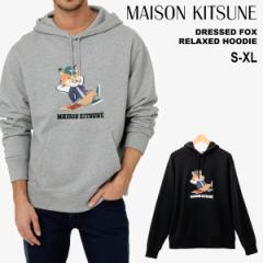 ]Lcl p[J[ XEFbg vI[o[ MAISON KITSUNE FOX Rbg Y jp  ubN O[