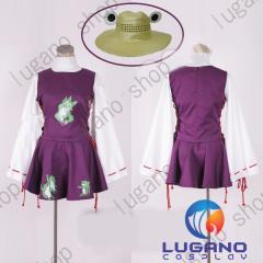 DK2142 東方Project 東方風神録★洩矢諏訪子 コスチューム、コスプレ　　コスプレ衣装　完全オーダメイドも対応可能 DK2142 東方Project 東方風神録☆洩矢諏訪子 コスチューム、コスプレ