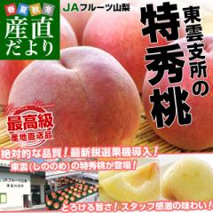 山梨県より産地直送 JAフルーツ山梨 東雲支所 東雲の特秀桃 大玉 約2キロ (5玉から6玉) しののめ ギフト 夏ギフト お中元 御中元