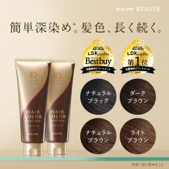 送料無料 ヘアカラートリートメント2本セット(ナチュラルブラック