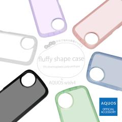 AQUOS wish4 SH-52E P[X Jo[ \tgP[X TPU fluffy shape case ϏՌz 2.7mm Ղ Xgbvz[ X^oii
