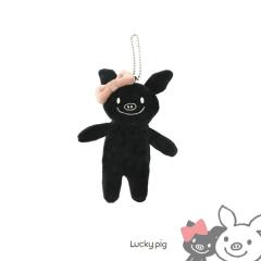 LuckyPig giggle マスコット ハッピー ふわふわ 可愛い ぬいぐるみ