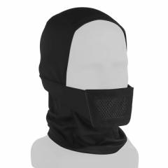 WoSporT タクティカル メッシュマスク付き バラクラバ Black