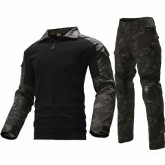 EMERSON CRYE Gen2タイプ コンバットシャツ 上下セット マルチカムブラック MCBK Sサイズ