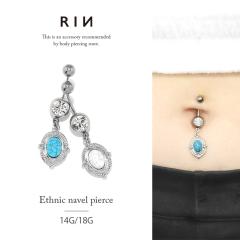 �ւ��s�A�X 14G �{�f�B�s�A�X 18G �^�[�R�C�Y �u���[ �z���C�g ��s�A�X �o�i�i�o�[�x�� �J�[�u�o�[�x�� �T�[�W�J���X�e�����X 1����