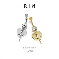 �{�f�B�s�A�X �ւ��s�A�X ���킢�� 14G 18G �n�[�g �\���� �N���X �J�[�u�o�[�x�� �o�i�i�o�[�x�� 1����